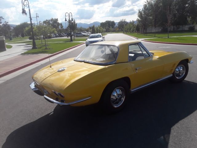 1964 yellow Chevrolet Corvette