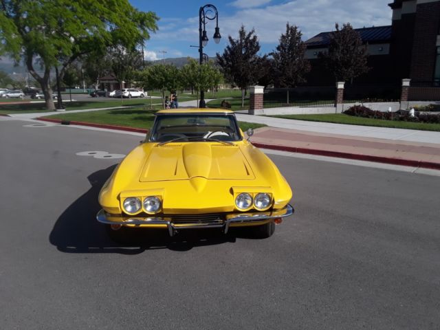 1964 yellow Chevrolet Corvette