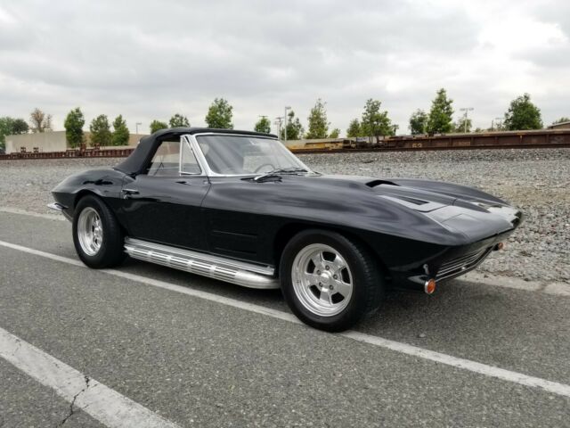 1964 Black Chevrolet Corvette Convertible