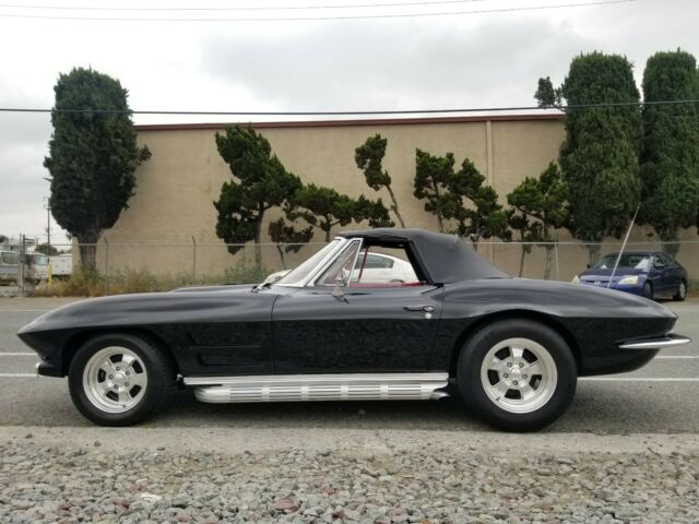 1964 Black Chevrolet Corvette Convertible