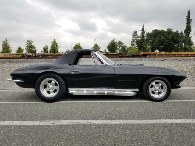 1964 Black Chevrolet Corvette Convertible