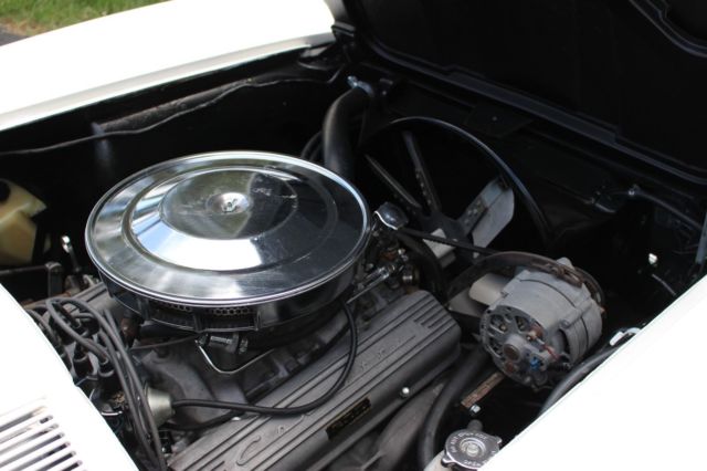 1964 White Chevrolet Corvette Convertible