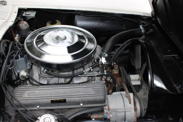 1964 White Chevrolet Corvette Convertible