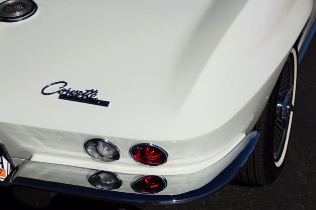 1964 White Chevrolet Corvette Convertible