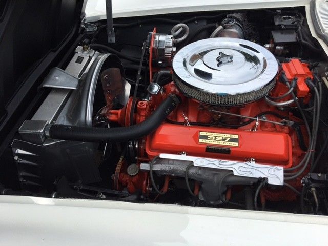 1964 White Chevrolet Corvette Coupe
