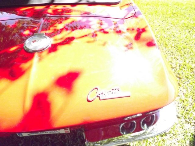 1964 Red Chevrolet Corvette Convertible