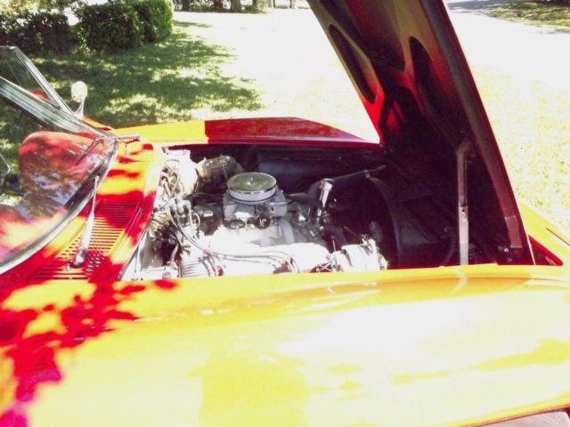 1964 Red Chevrolet Corvette Convertible