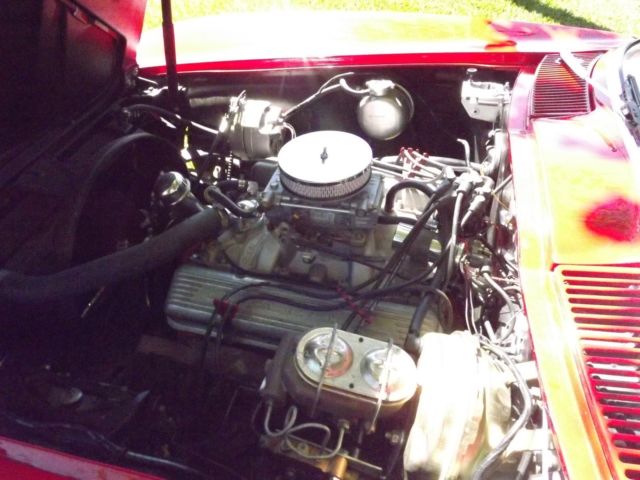 1964 Red Chevrolet Corvette Convertible