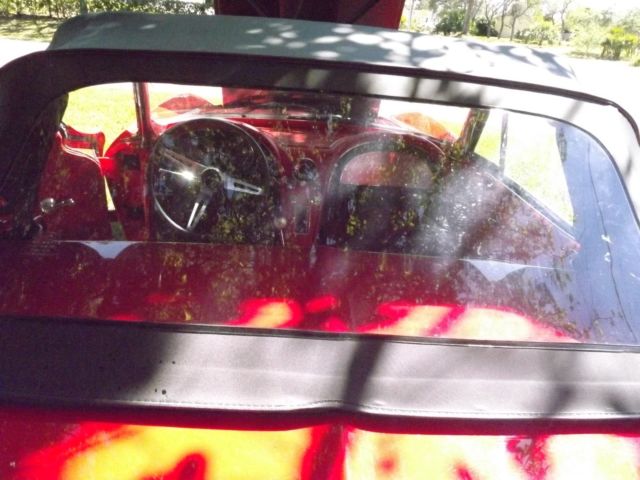 1964 Red Chevrolet Corvette Convertible