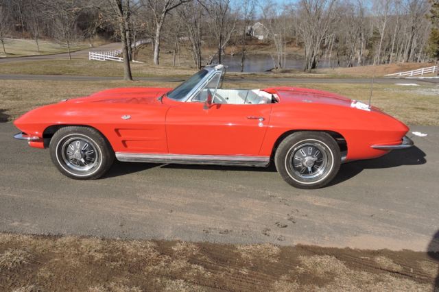 1964 Red Chevrolet Corvette Convertible