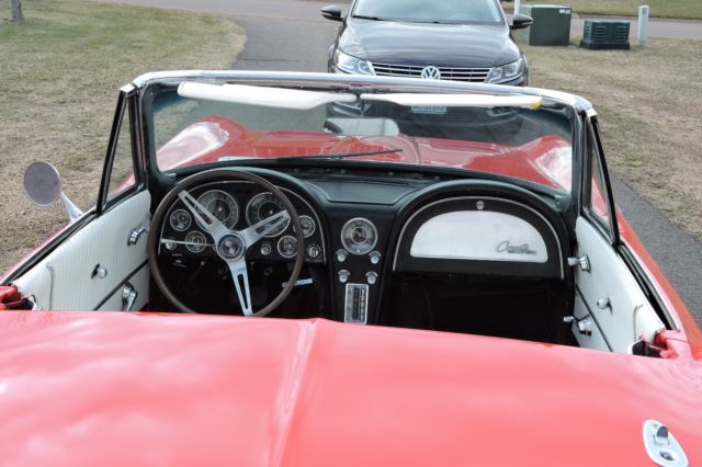 1964 Red Chevrolet Corvette Convertible