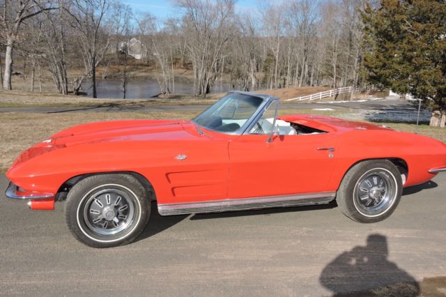 1964 Red Chevrolet Corvette Convertible