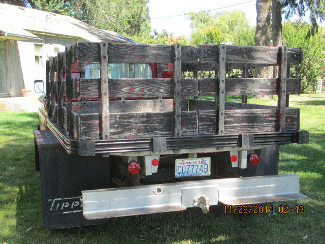 1964 red Chevrolet C/K Pickup 3500 truck