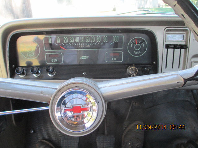 1964 red Chevrolet C/K Pickup 3500 truck
