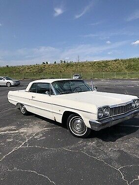 1964 White Chevrolet Impala --