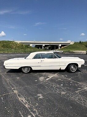 1964 White Chevrolet Impala --