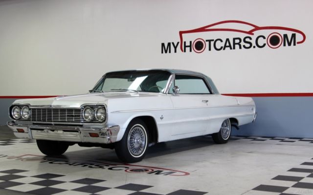 1964 White Chevrolet Impala Coupe