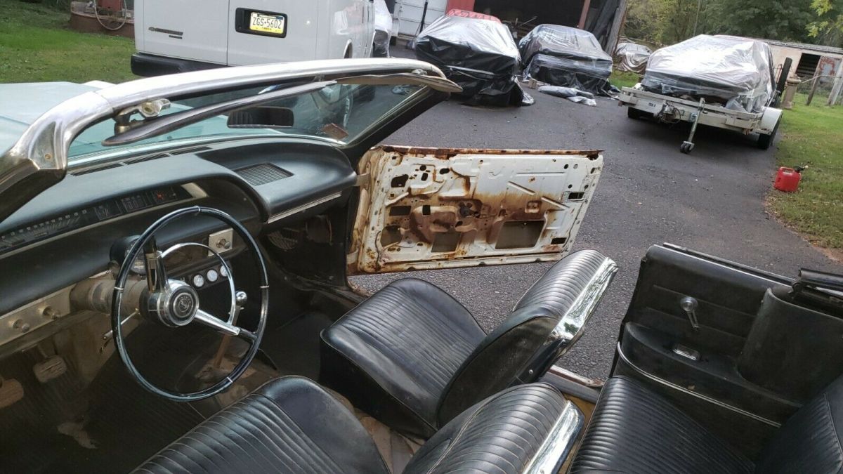 1964 White Chevrolet Impala --convertible