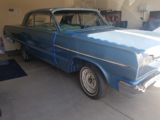 1964 Blue Chevrolet Impala Coupe