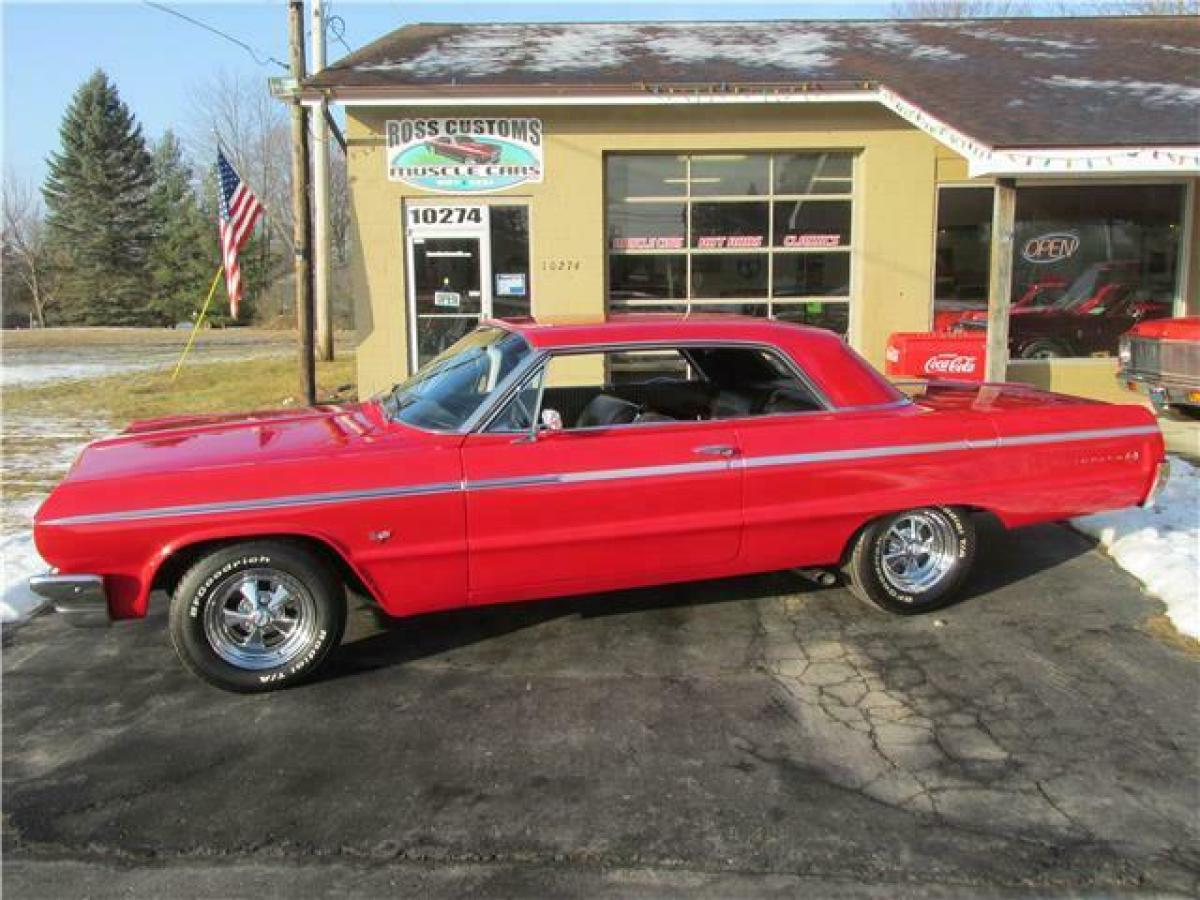 1964 Red Chevrolet Impala 2 door coupe
