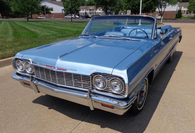 1964 CHEVROLET IMPALA SS CONVERTIBLE RESTORED LOADED STUNNING!! for ...