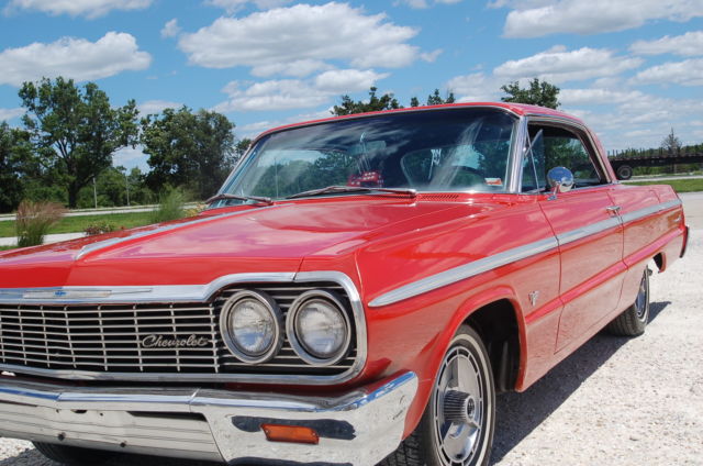 1964 Red Chevrolet Impala Coupe