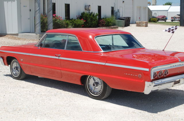 1964 Red Chevrolet Impala Coupe