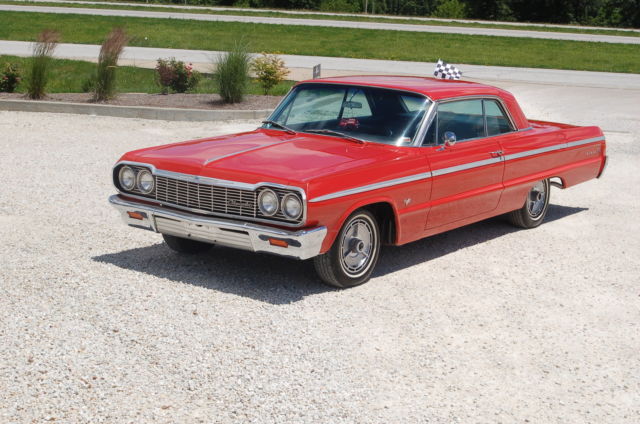 1964 Red Chevrolet Impala Coupe