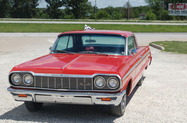 1964 Red Chevrolet Impala Coupe