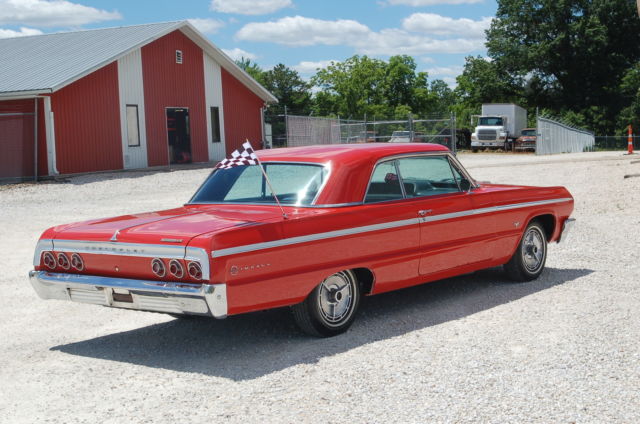 1964 Red Chevrolet Impala Coupe