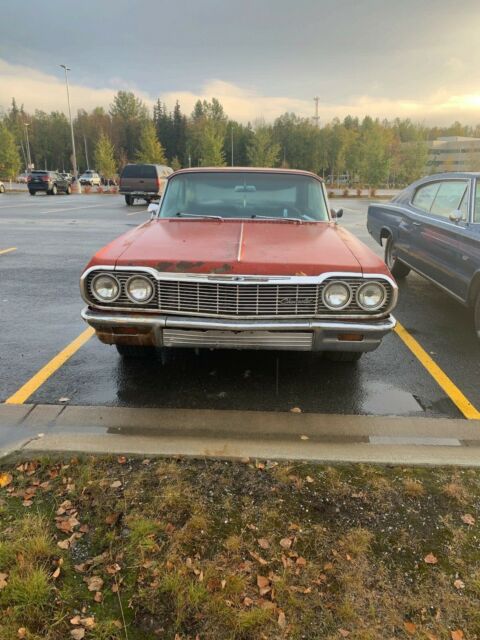 1964 Red Chevrolet Impala Coupe