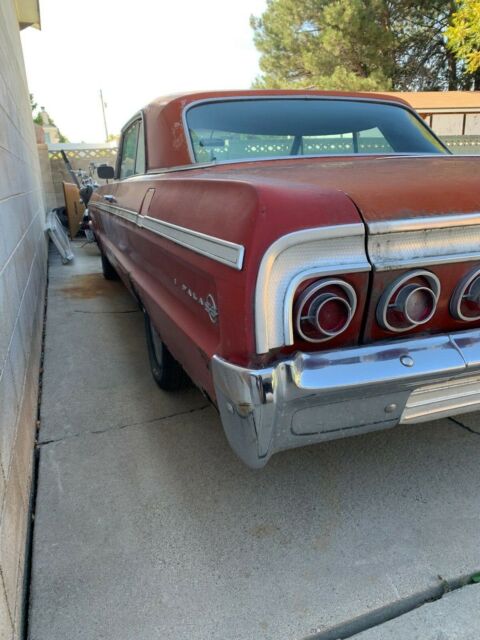 1964 Red Chevrolet Impala Coupe
