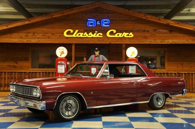 1964 Maroon Chevrolet Malibu --