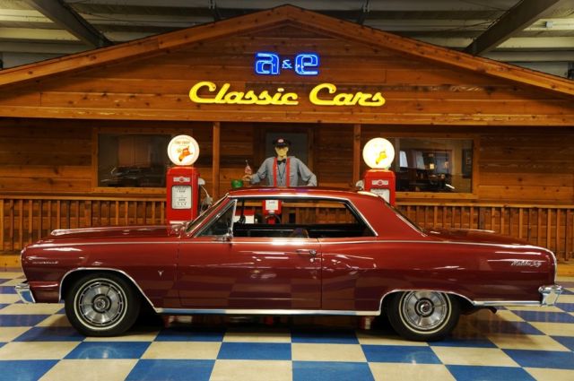 1964 Maroon Chevrolet Malibu --