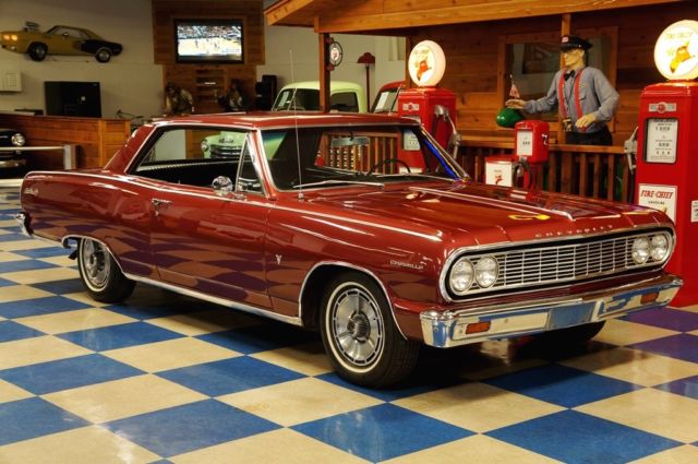 1964 Maroon Chevrolet Malibu --