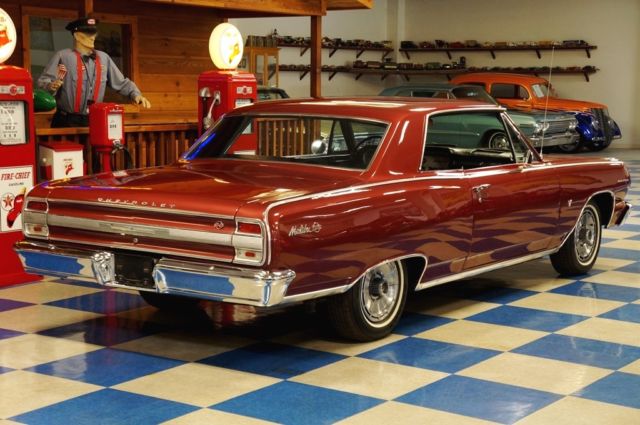 1964 Maroon Chevrolet Malibu --