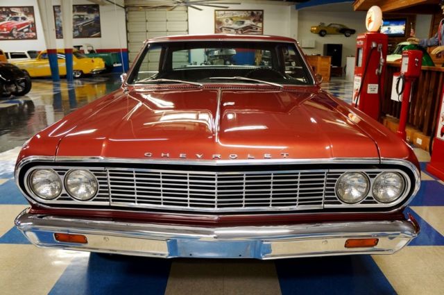 1964 Maroon Chevrolet Malibu --