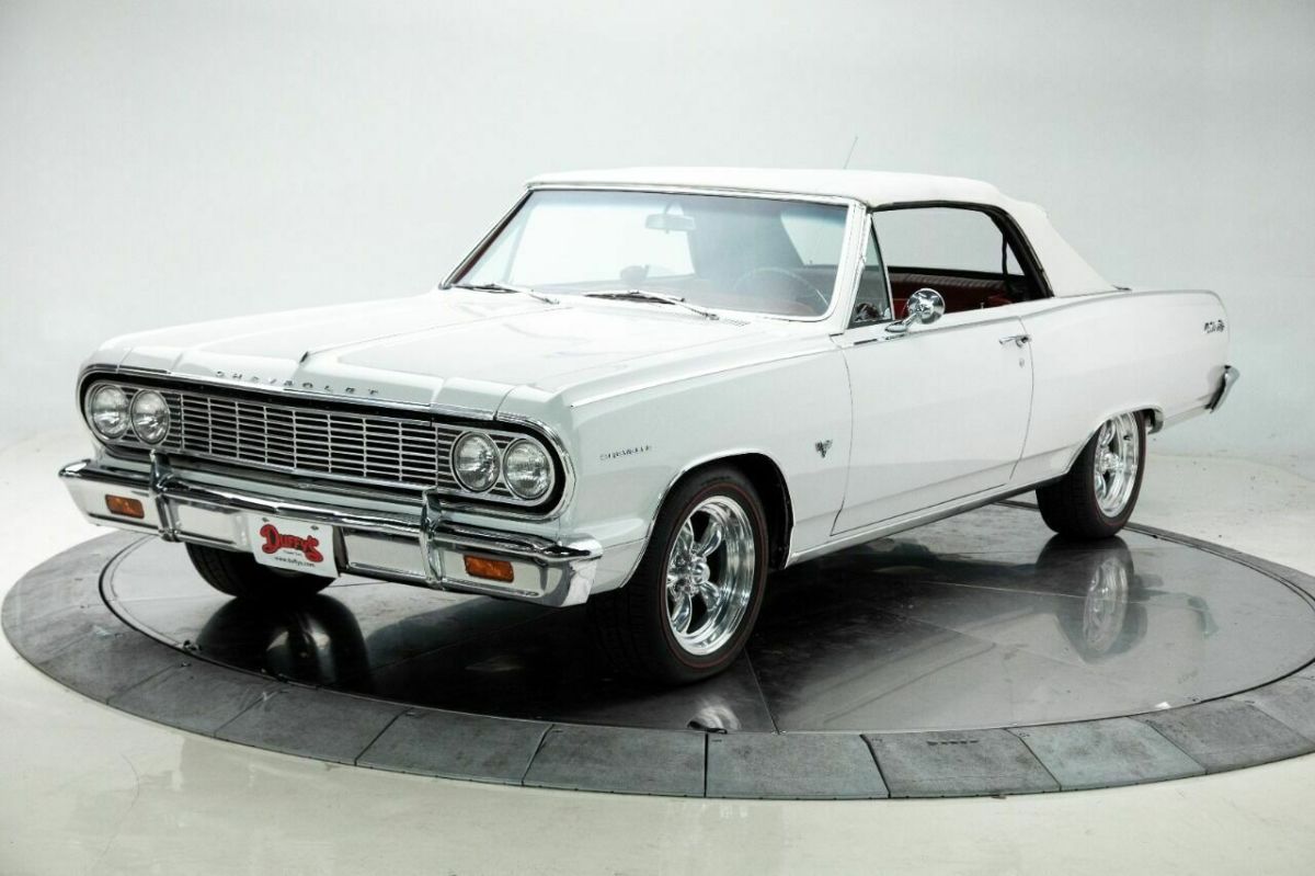 1964 White Chevrolet Malibu Convertible