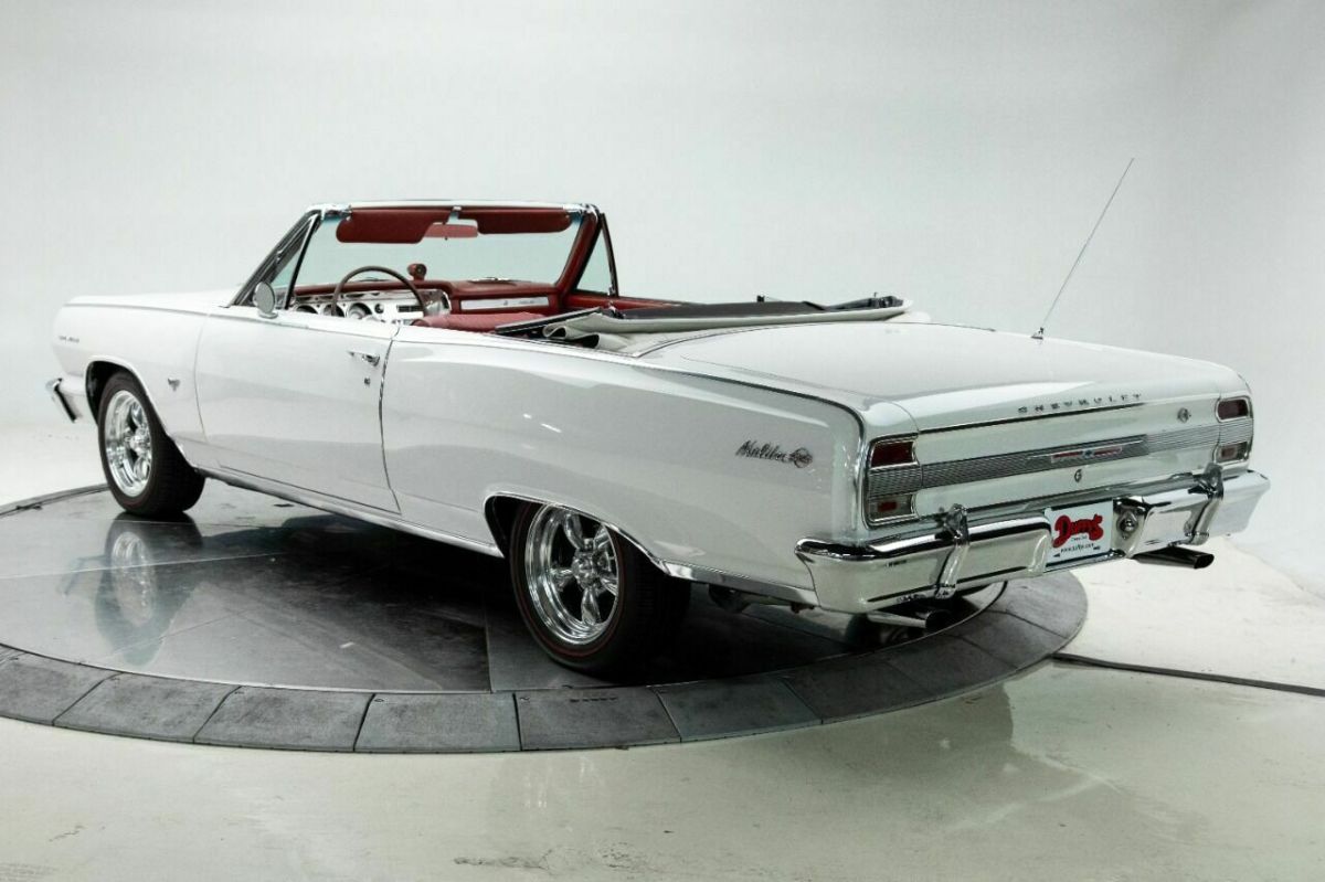 1964 White Chevrolet Malibu Convertible