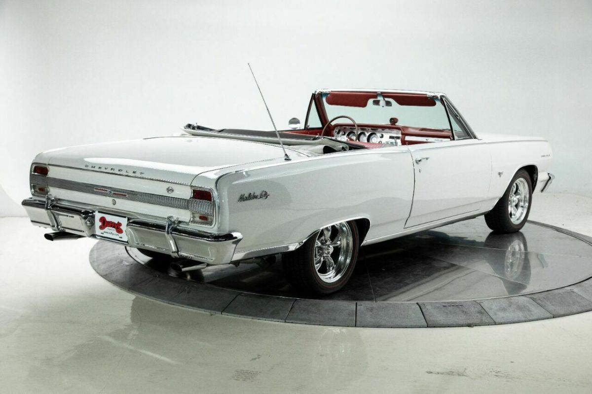 1964 White Chevrolet Malibu Convertible