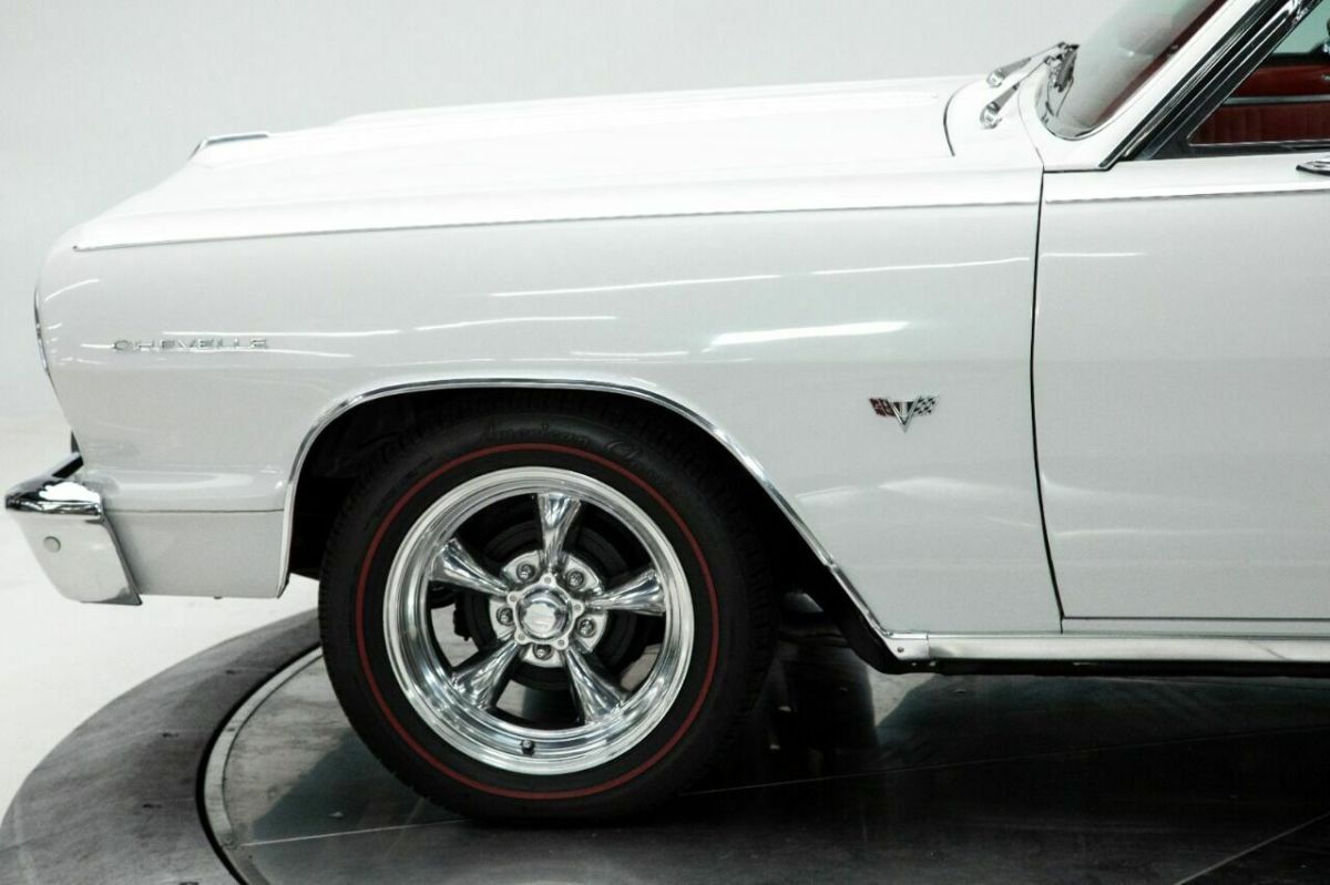 1964 White Chevrolet Malibu Convertible
