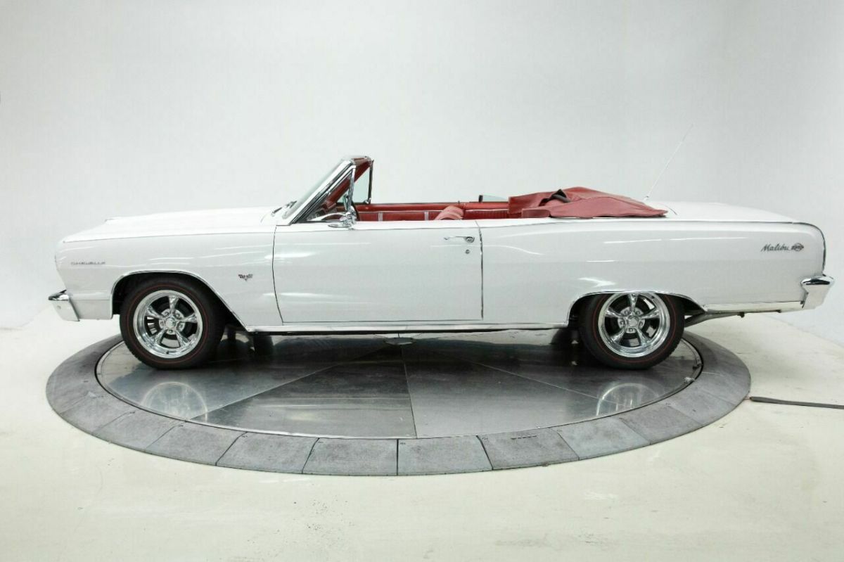 1964 White Chevrolet Malibu Convertible
