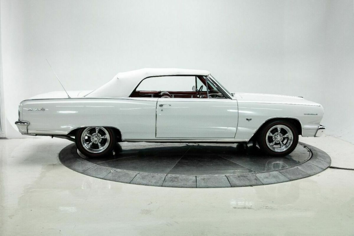 1964 White Chevrolet Malibu Convertible