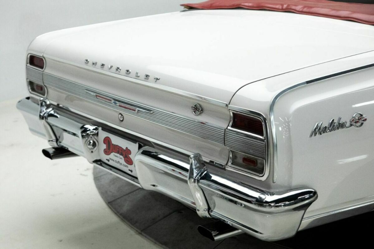 1964 White Chevrolet Malibu Convertible