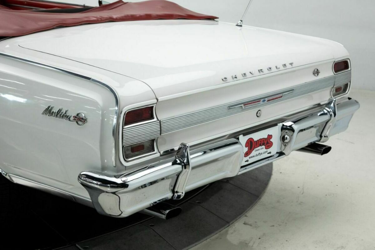 1964 White Chevrolet Malibu Convertible