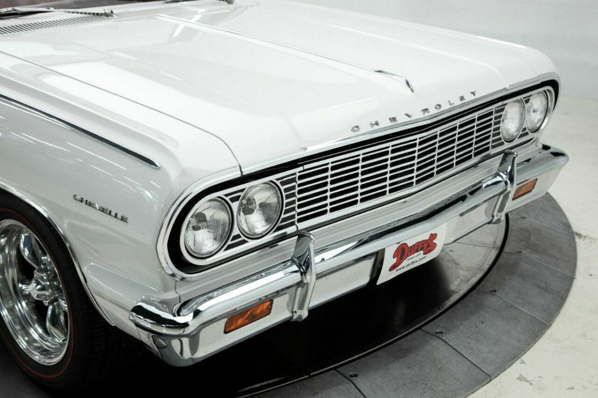 1964 White Chevrolet Malibu Convertible