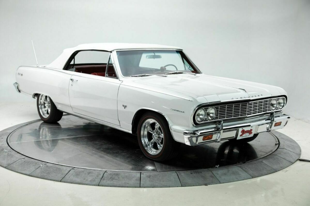 1964 White Chevrolet Malibu Convertible