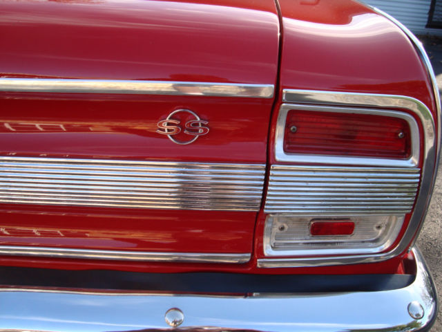 1964 Red Chevrolet Malibu Convertible