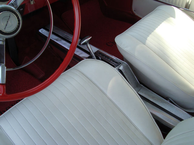 1964 Red Chevrolet Malibu Convertible