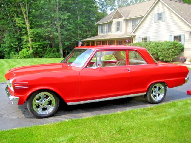 1964 Red Chevrolet Nova Coupe